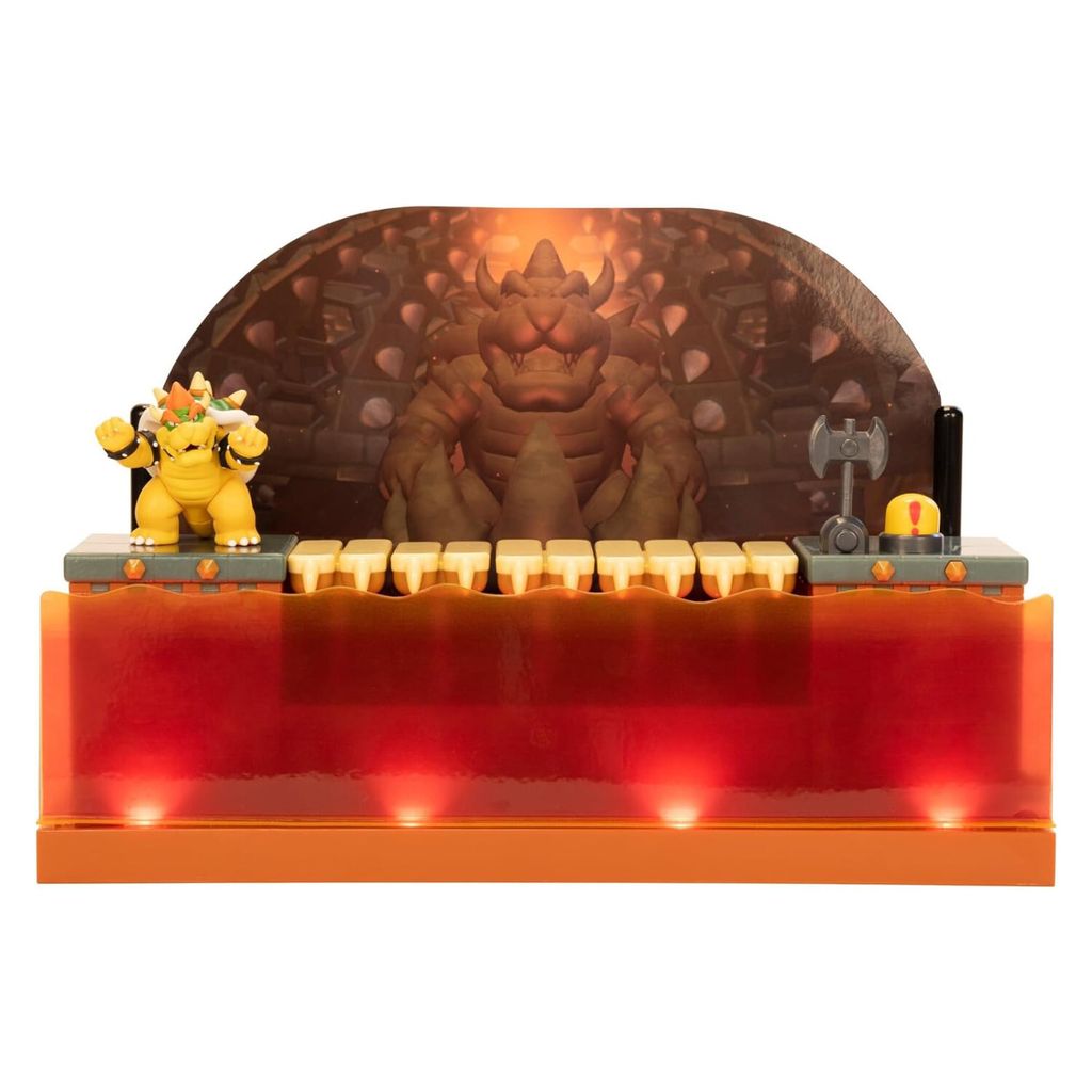 World of Nintendo Super Mario Spielset Bowser Battle Deluxe