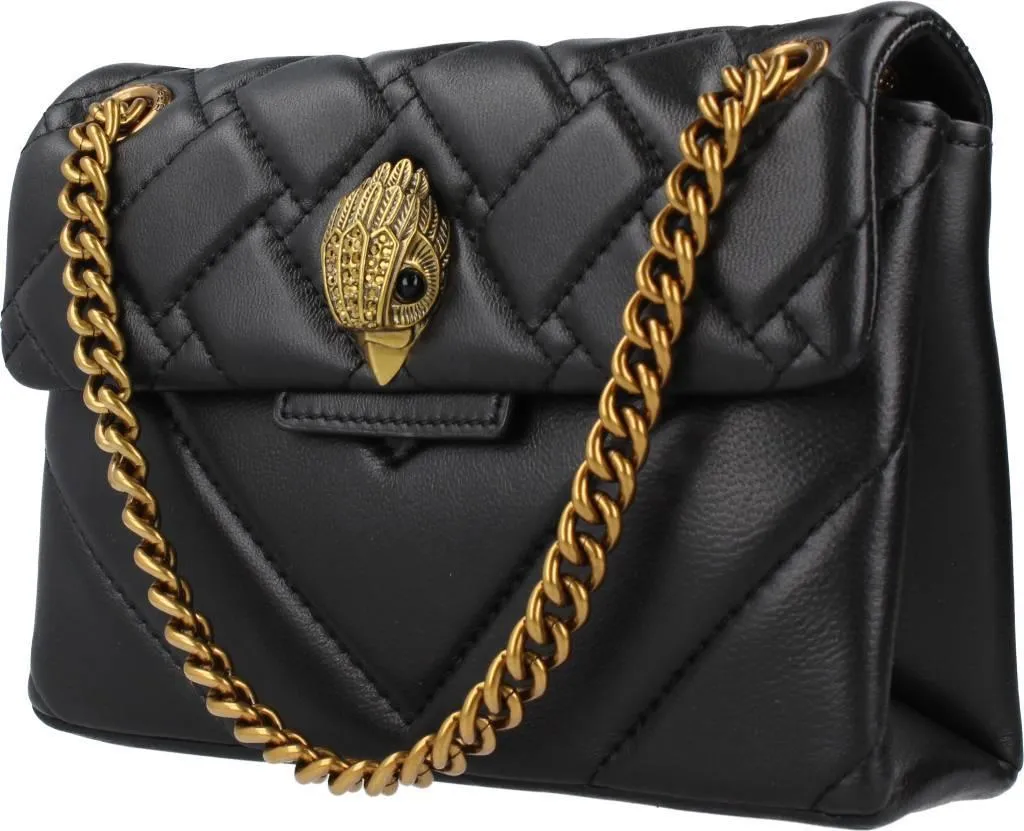 Sac à main Mini Kensington X Kurt Geiger London noir idéal pour vos soirées