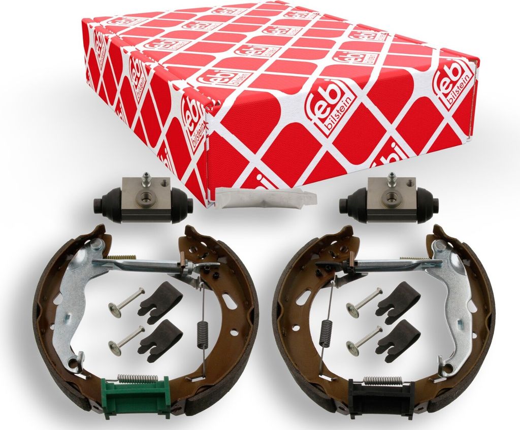 Febi Bremsbackensatz Trommelbremsen Set Hinten für FORD Fiesta Mk6 Schrägheck (JA8, JR8) Fiesta Mk6 Kastenwagen Fiesta Mk6 Limousine 38006