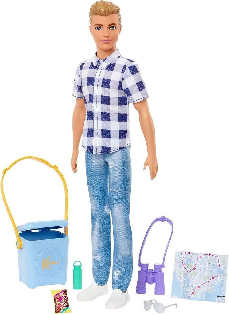 Barbie "Aventuras para dos": Ken, la muñeca de camping, y Imagen del producto 