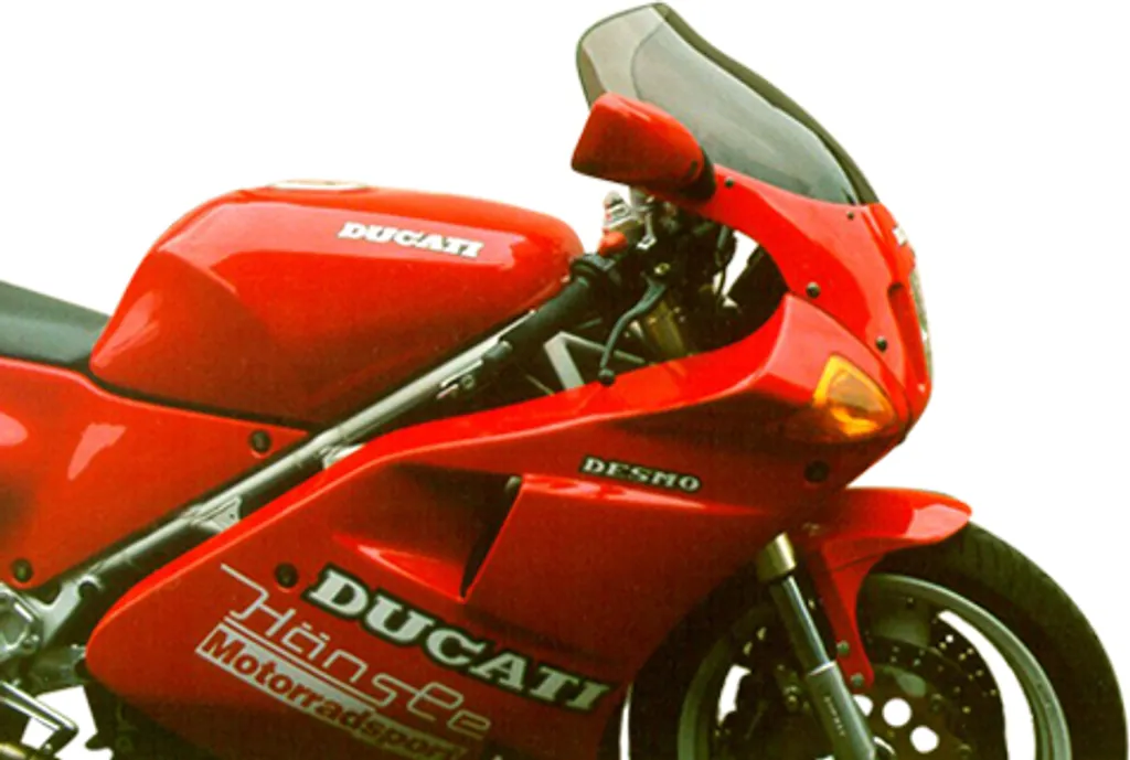 Pare-brise moto MRA Spoiler gris fumé pour Ducati 851S3 1989-1991 MRA