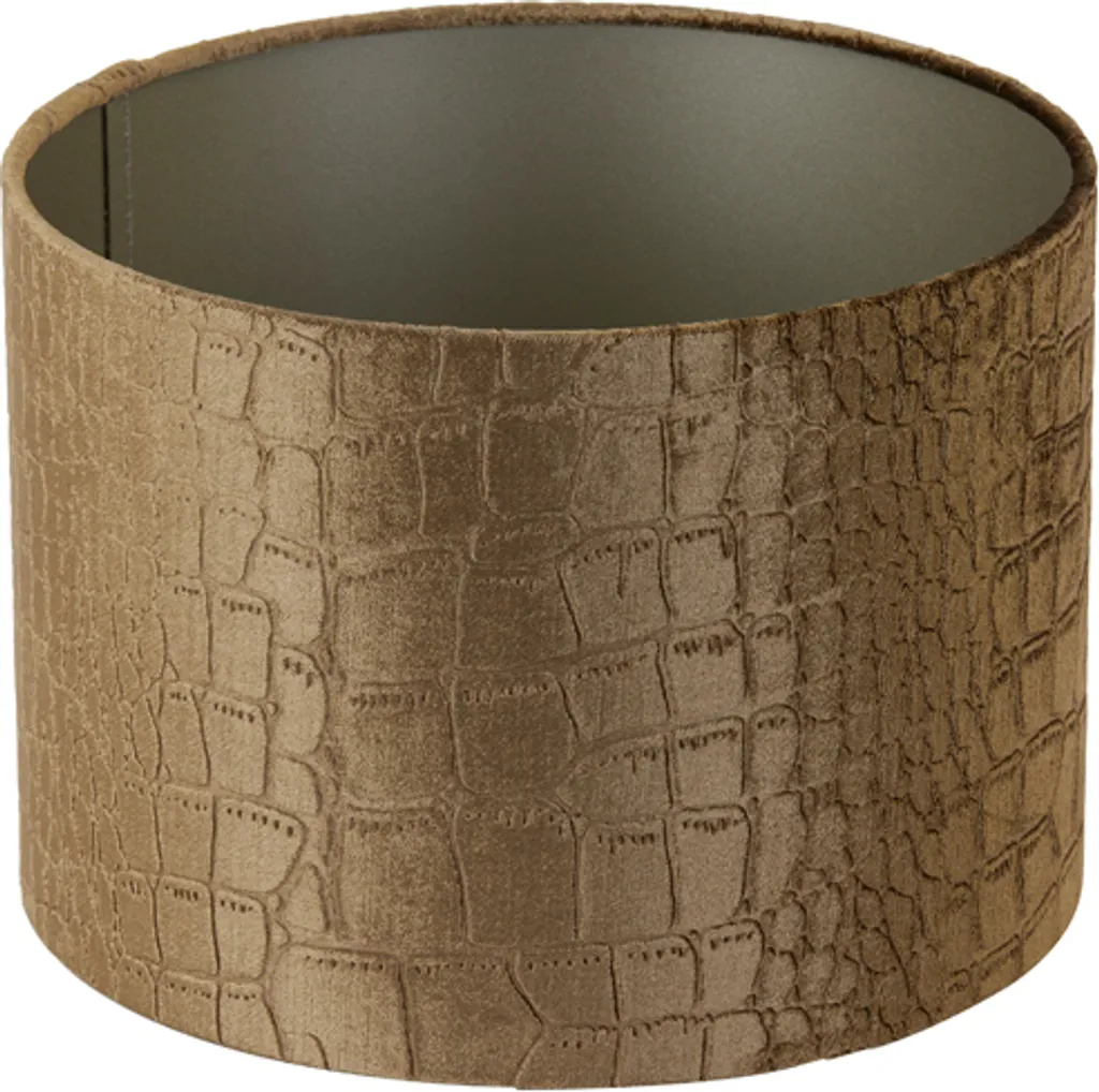 Abat-jour marron E27 Ø 25cm Praya pour une lumière douce sans reflets