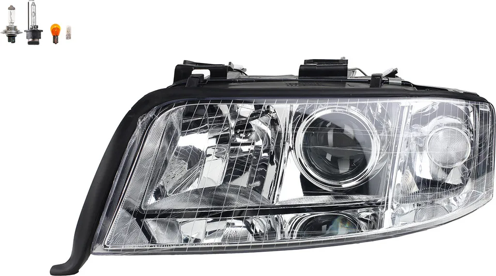 Faro Anteriore Xenon Johns Audi A6 4B (99-01) Sinistro - Look Nuovo