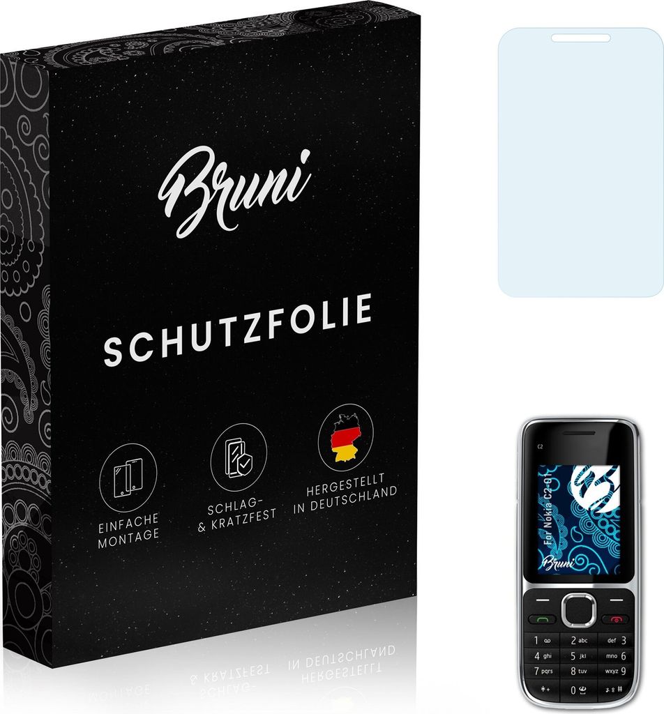 atFoliX 4054274677631, Nokia, C2-01, Kratzresistent, Transparent, 2 Stück(e)