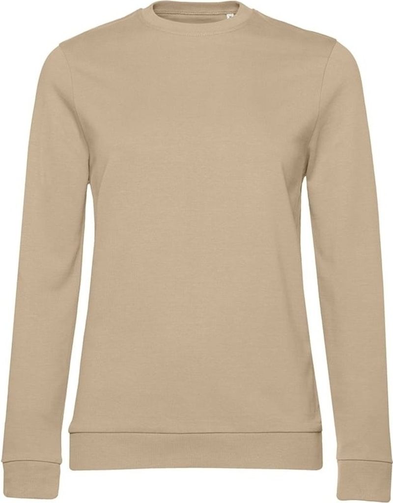 B&C Damen Sweatshirt mit angesetztem Ärmeln BC4720 (XL) (Sand)