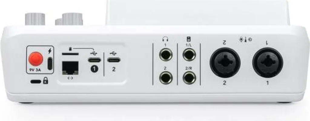 Rode Rodecaster Duo Blanc - Studio de Production Audio avec Écouteurs