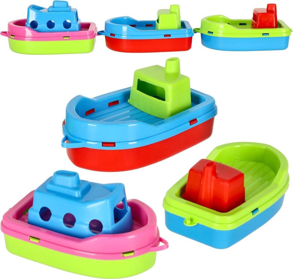 3 BABY-Boote für die Badewanne