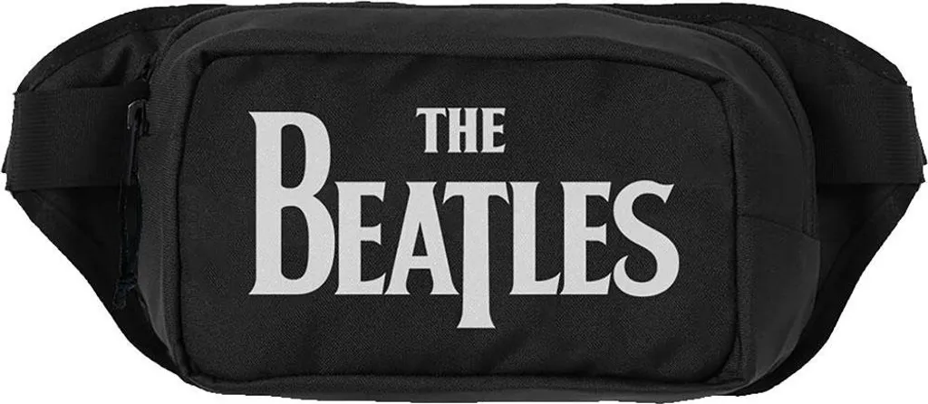 Borsa Tracolla The Beatles Logo Nero | Streetwear Merchandising Rocksax