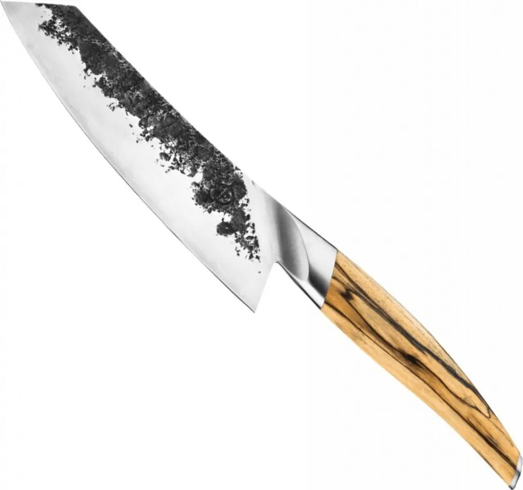 Coltello Giapponese Santoku Katai Forged 18cm | Design Unico in Radica
