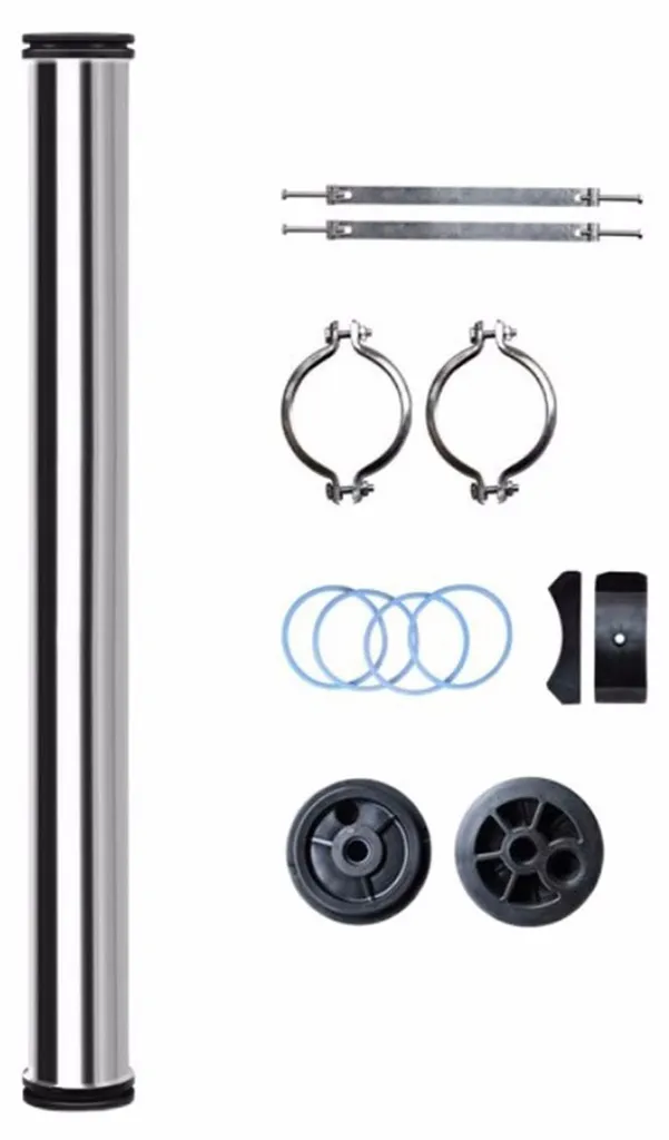 Système de boîtier 4040 en inox pour filtrage industriel et osmose inverse