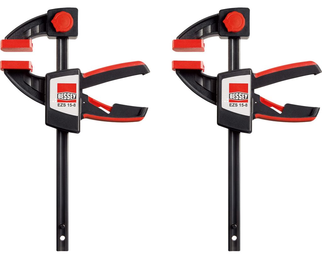 BESSEY 2x Einhandzwinge EZS11-4 SET, Zwinge, (110 / 40)
