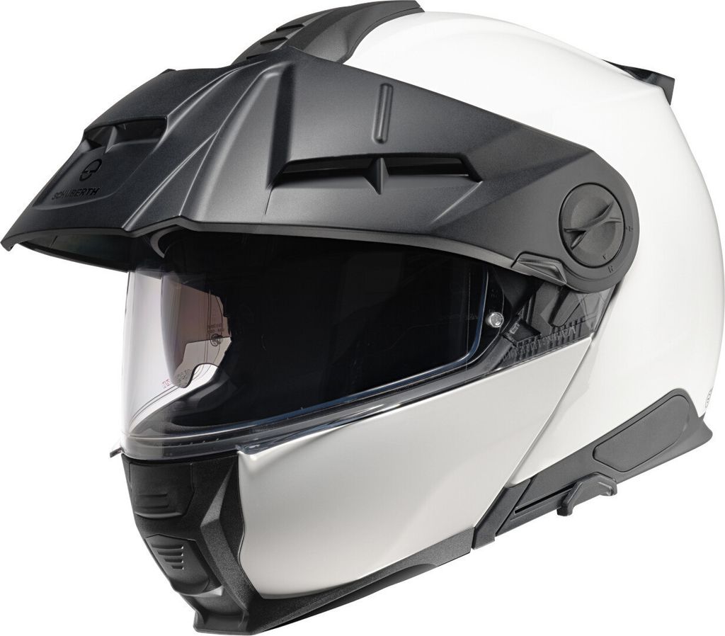 Schuberth E2 Klapphelm, weiß/schwarz, M (57)