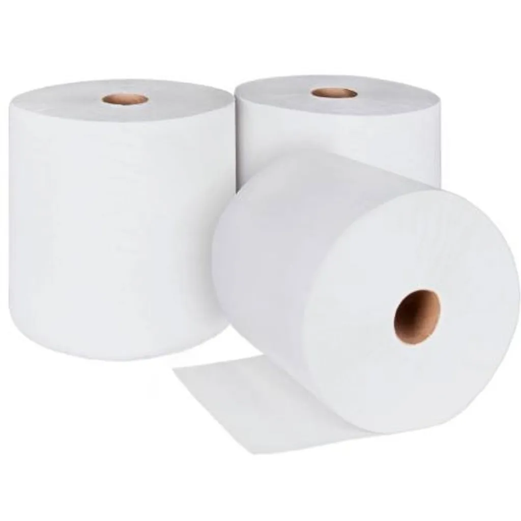Rouleau industriel 380m blanc 2 plis recyclés largeur 285mm par 2