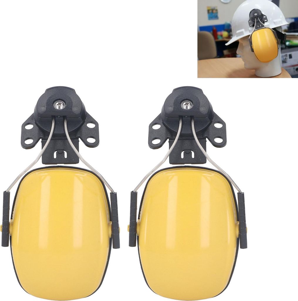 1 Paar Gehörschutzkapseln für Bauhelme