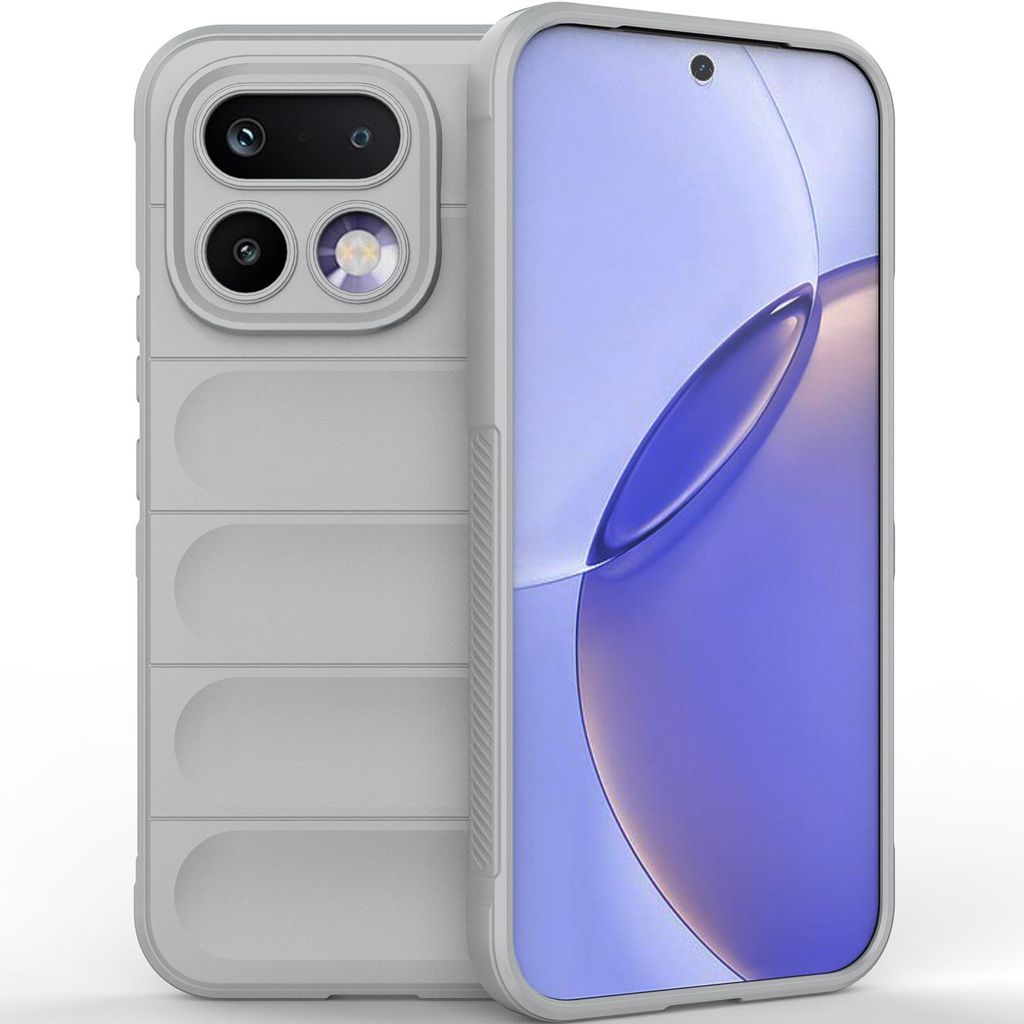 Handyhülle für Realme 16 Pro Weich TPU Silikon Stossfest Anti-rutsch Hülle Grau