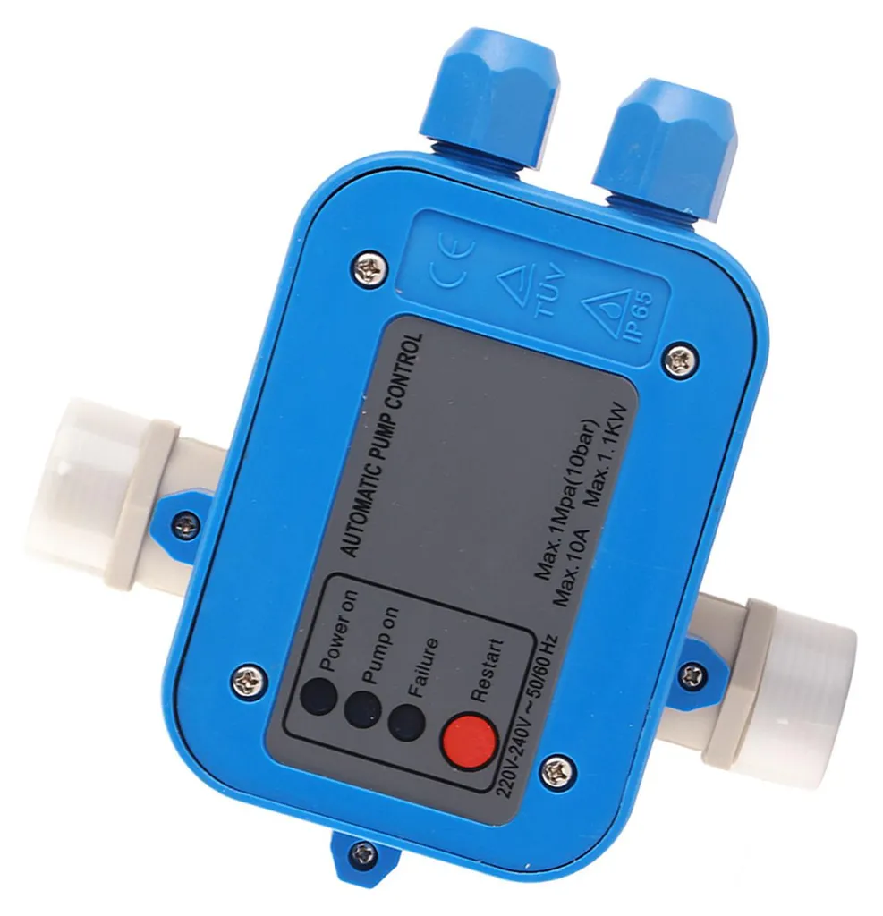 Interrupteur Électronique pour Pompe à Eau avec Manomètre de Contrôle