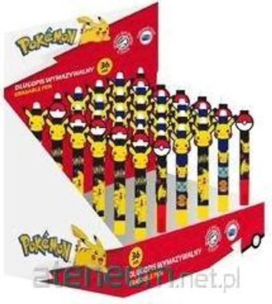 Stylo effaçable Pokémon en lot de 36 pièces pour une écriture fluide