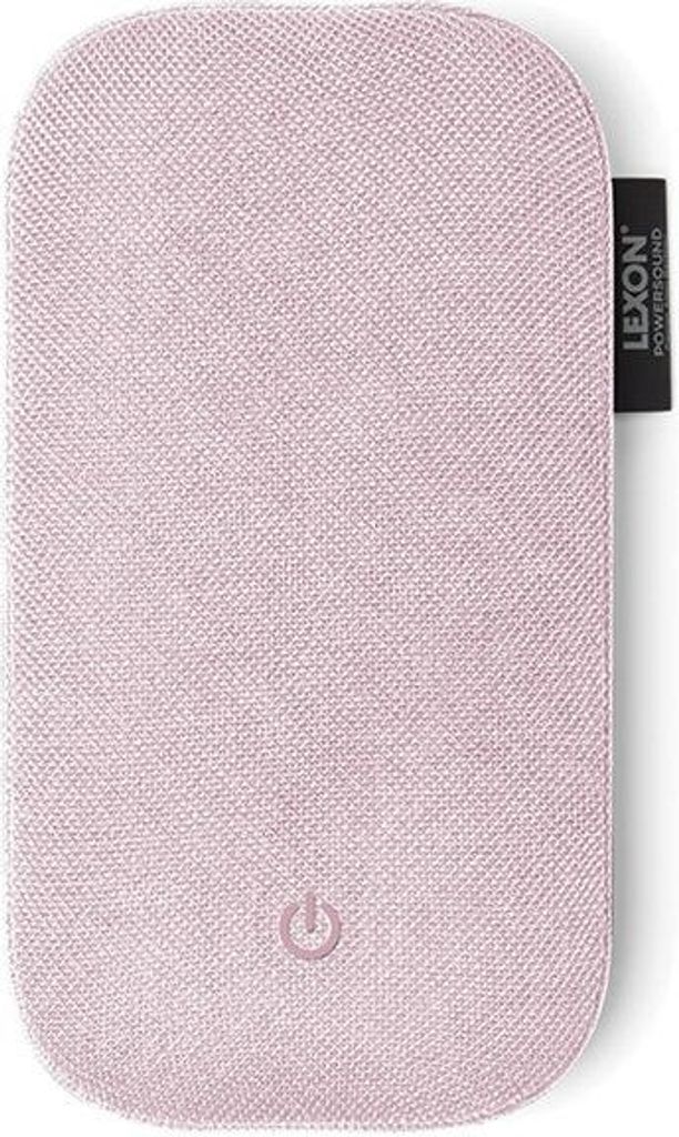 Lexon Powersound Powerbank Induktiv 5000 Mah mit Bluetooth Lautsprecher Pink/Pink La128P