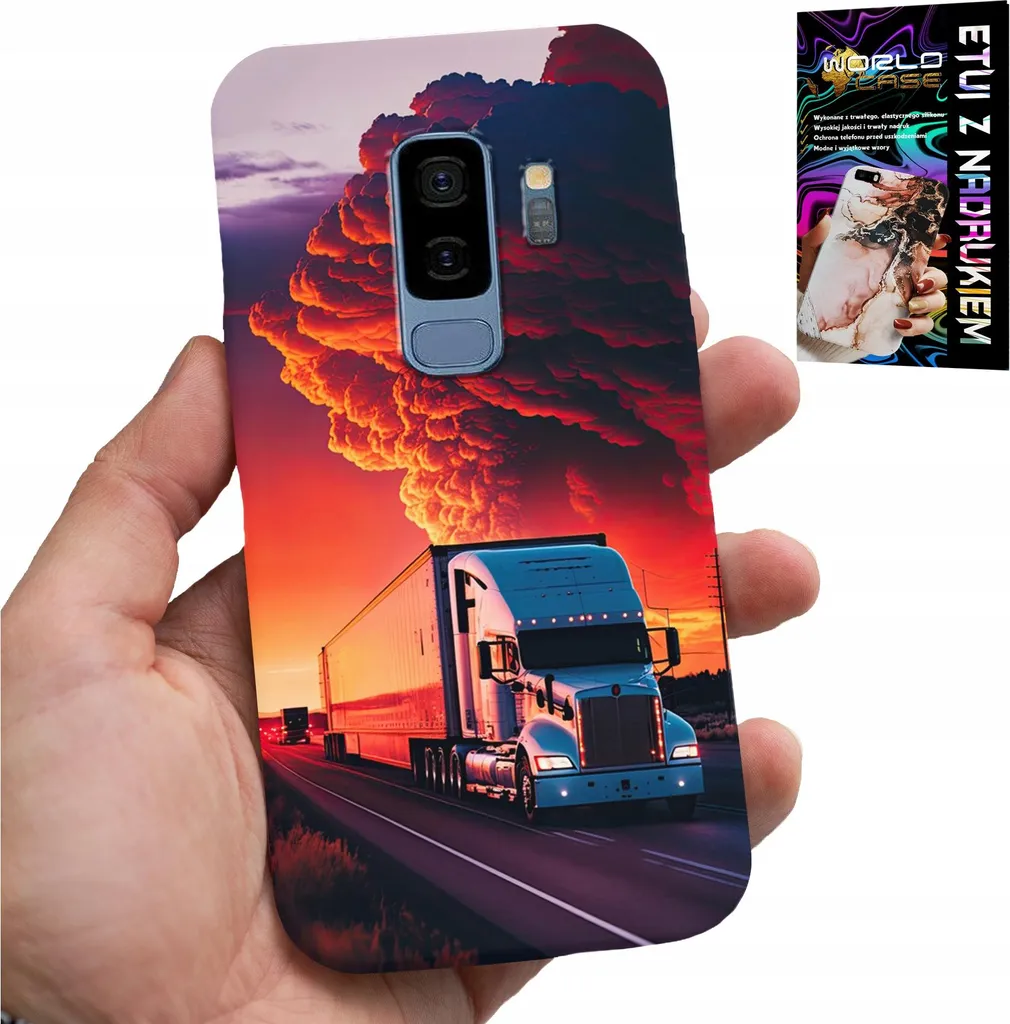 Cover Samsung S9 Plus Tema Camion + Screen Protector Idrogel Gratis