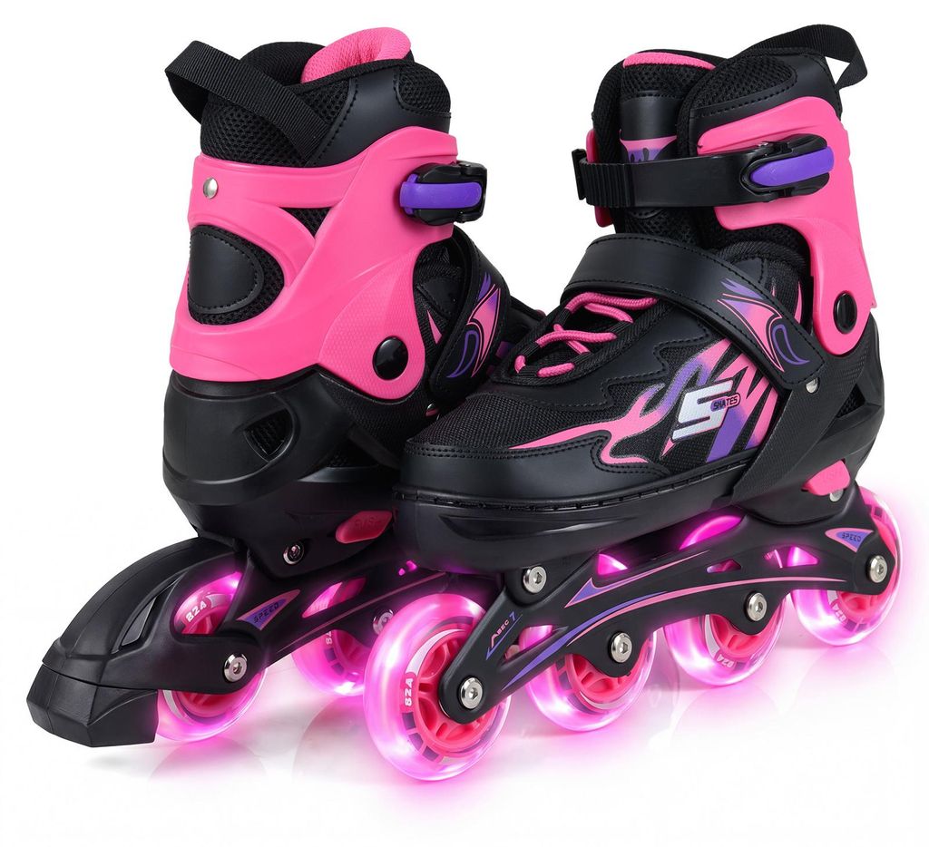 COSTWAY Rollschuhe Kinder, 4 Größen verstellbar, Inline Produktbild 
