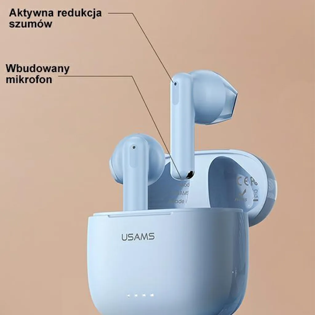 OFFERTA Usams US14 TWS Blu | Bluetooth 5.3 e 35 Ore di Autonomia - 4