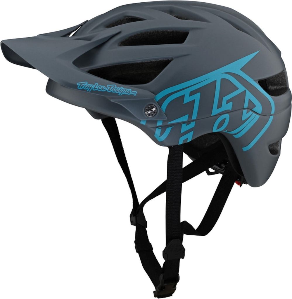 Troy Lee Designs Fahrradhelm A1 Drone , Grau Blau, S