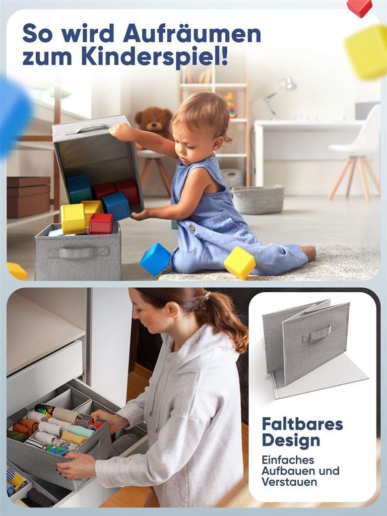 Wäsche Schubladen Organizer 2er Set