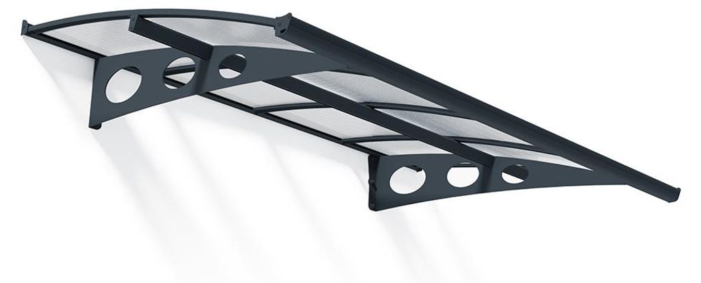 Palram - Canopia Herald 2230 Vordach Haustür Anthrazit Produktbild 