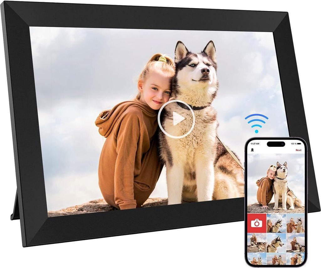10.1 Zoll WiFi Digitaler Fotorahmen, WLAN Digitaler Produktbild