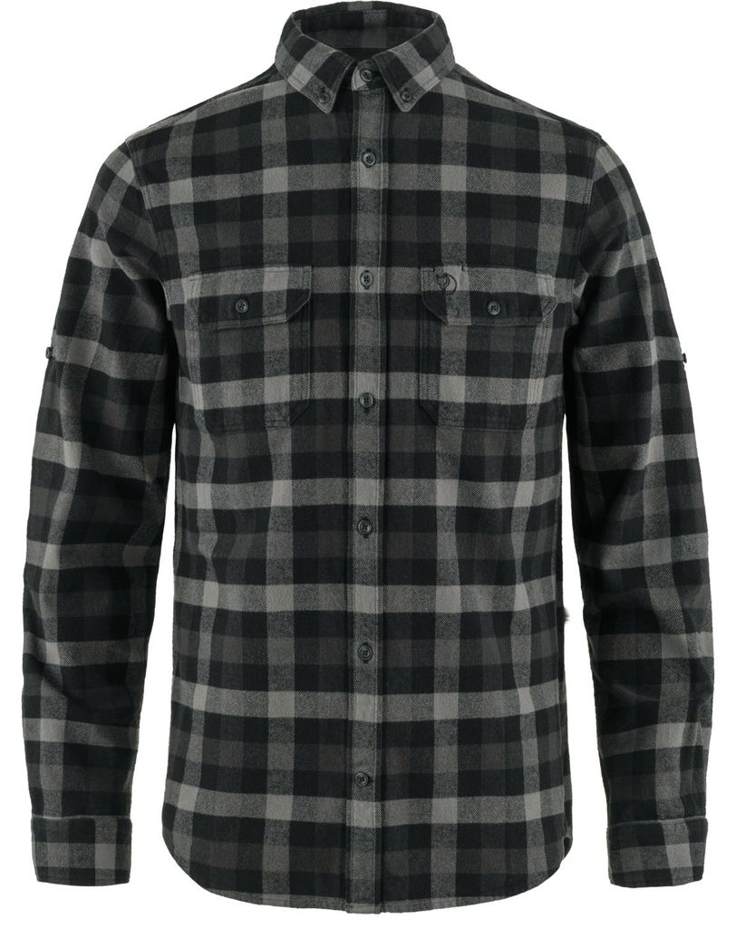 Fjällräven heren overhemd, model Skog, van flanel, kleur Productafbeelding 