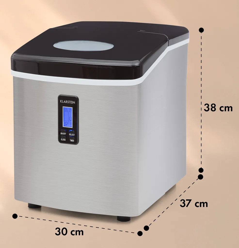 Ice Maker Rapide avec Alarme de Sécurité - Machine à Glaçons 2 Tailles