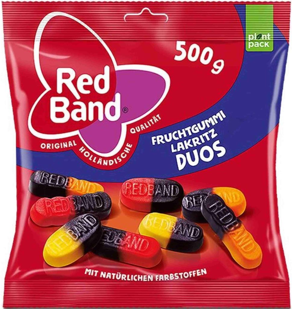 Red Band Fruchtgummi Lakritz Duos 500g Produktbild 