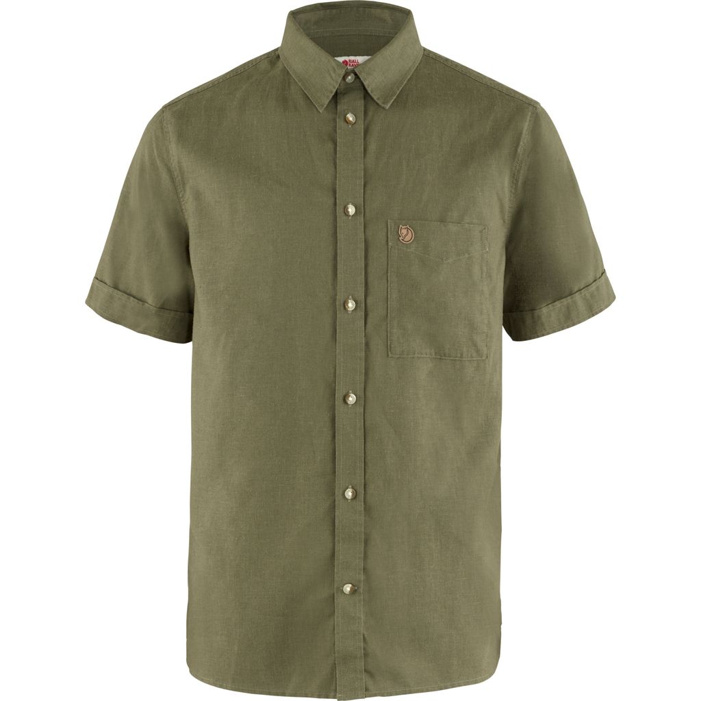 FJÄLLRÄVEN Övik Travel Shirt SS M GREEN GREEN M