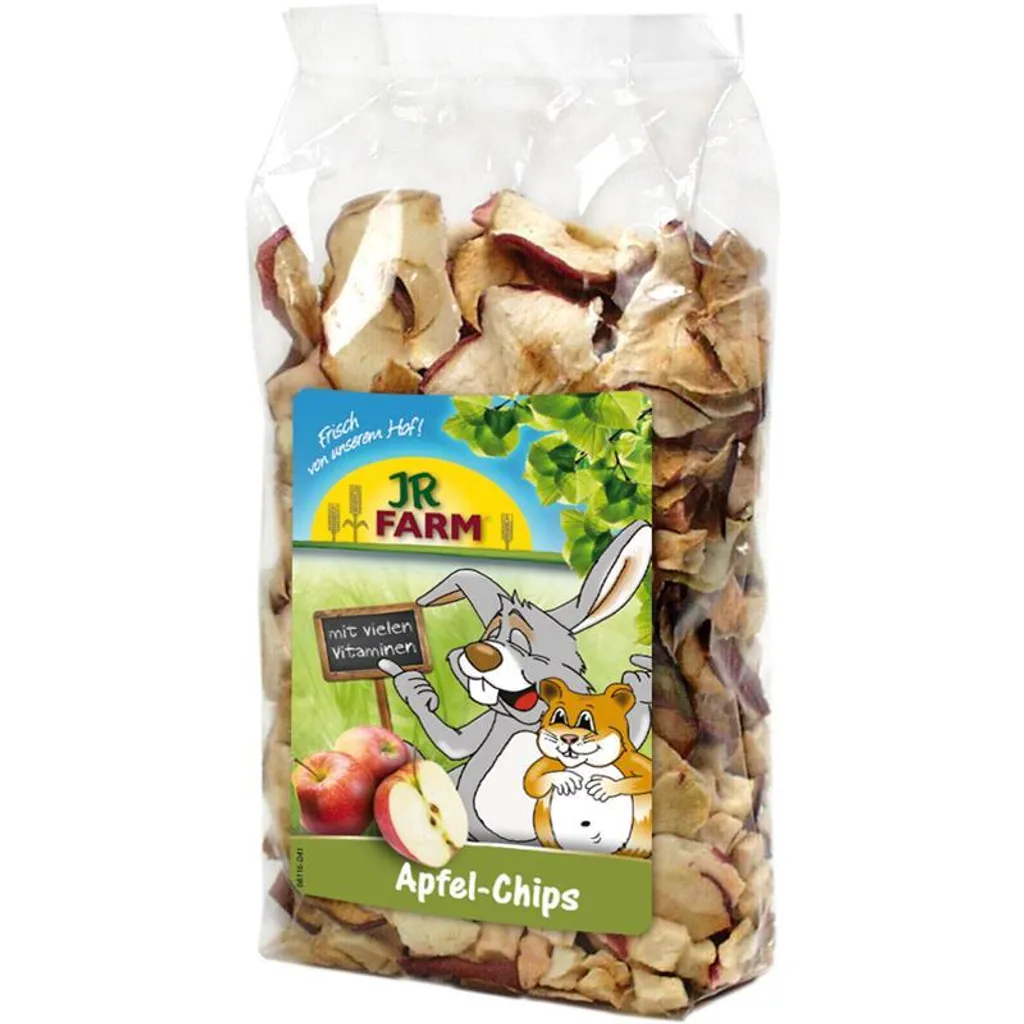 OFFERTA 8X JR Farm Patatine Mela 80g - Lo Snack Più Amato dai Roditori