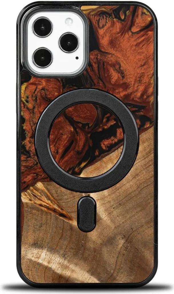 Cover Bewood iPhone 12 Pro Max MagSafe Fuoco - Design Esclusivo