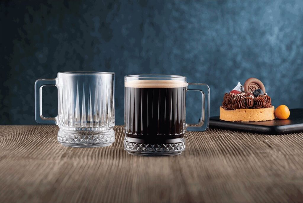 Pasabahce Elysia Mug mit Henkel - 2er Set