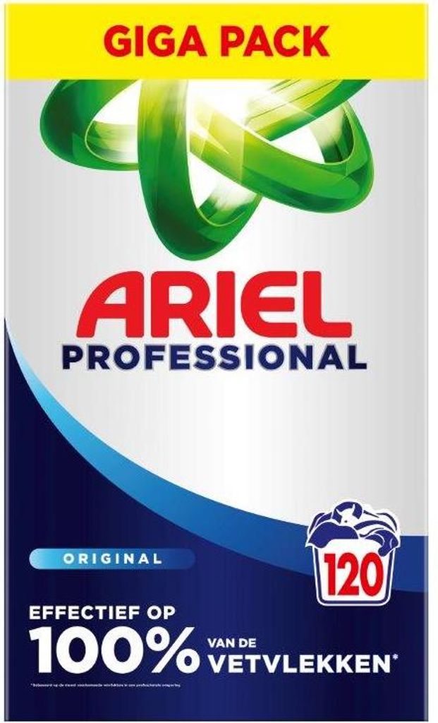 Ariel Professional Waschpulver – Waschmittel – 6,6 kg – 120 Waschgänge