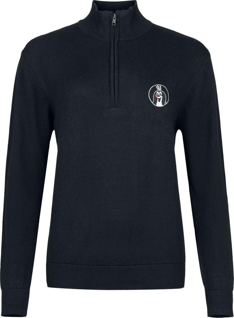 Der kleine Maulwurf Sweatshirt Damen Der kleine Maulwurf - Troyer schwarz XXL