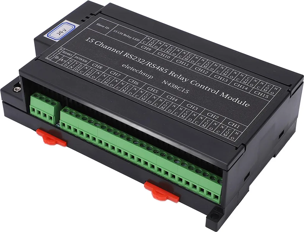 Module de Relais 16 Canaux RS485 RS232 DC24V pour Automate API et PC