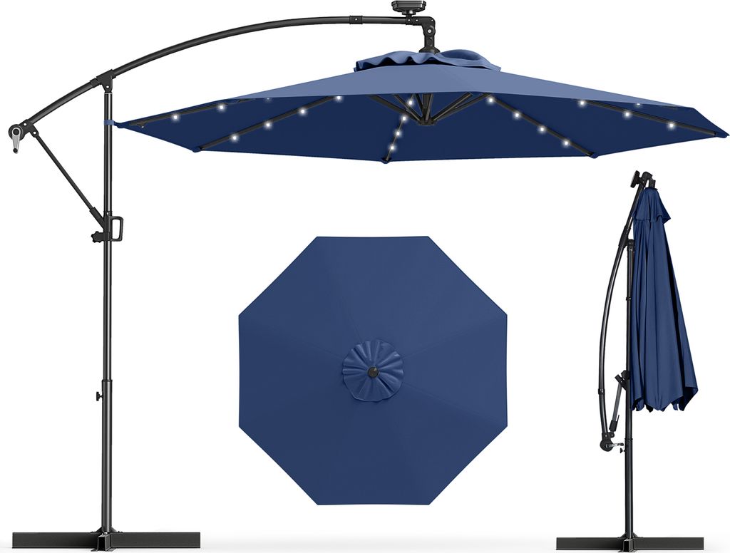 GOPLUS Sonnenschirm 300cm, Ampelschirm mit Produktbild 