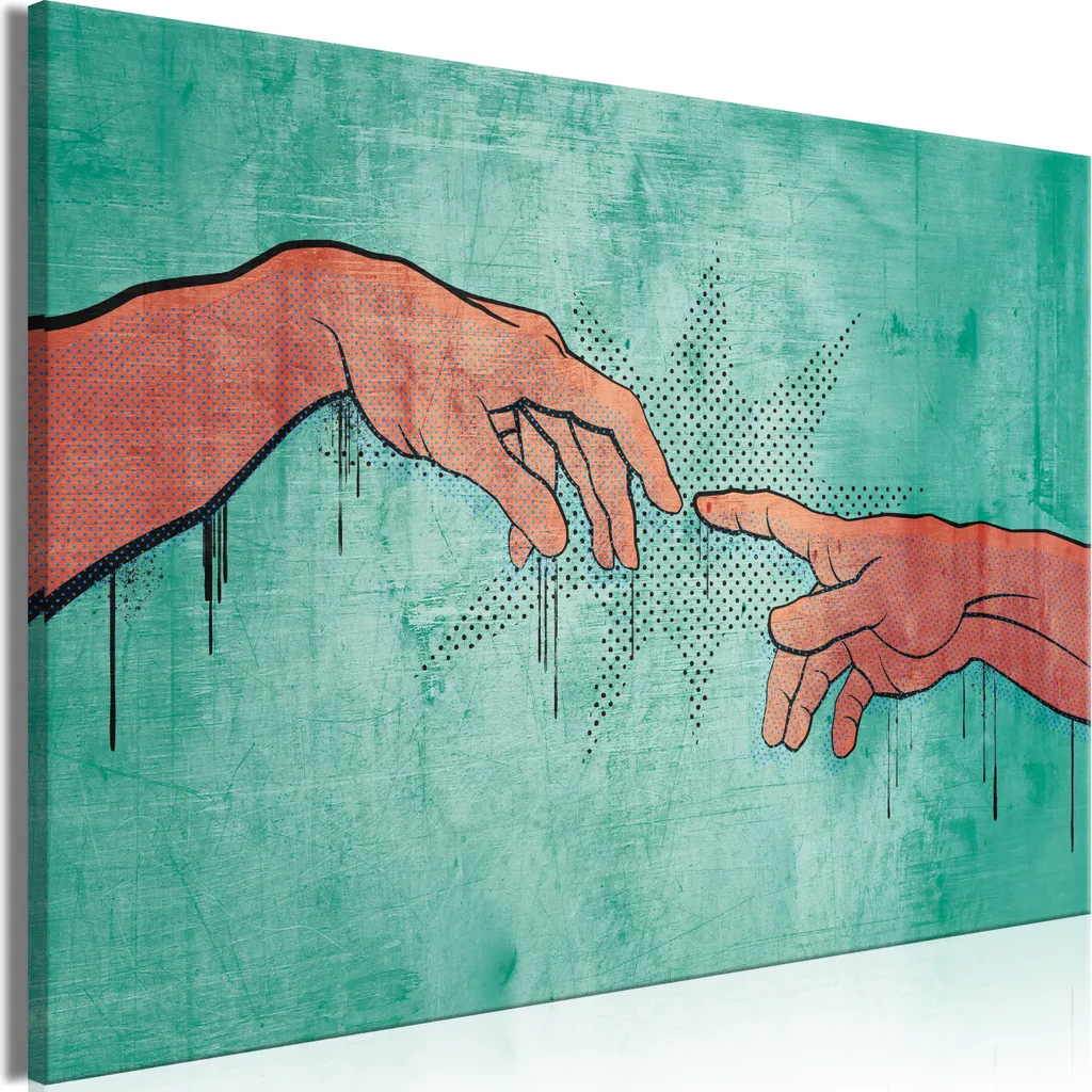 Decorazione Parete Tocco Elettrizzante 60x40 - Quadro Moderno TNT