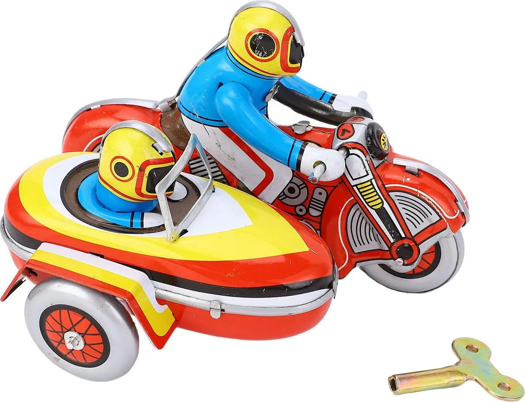 Decorazione Scrivania Moto Vintage Ferro - Oggetto Design Retrò