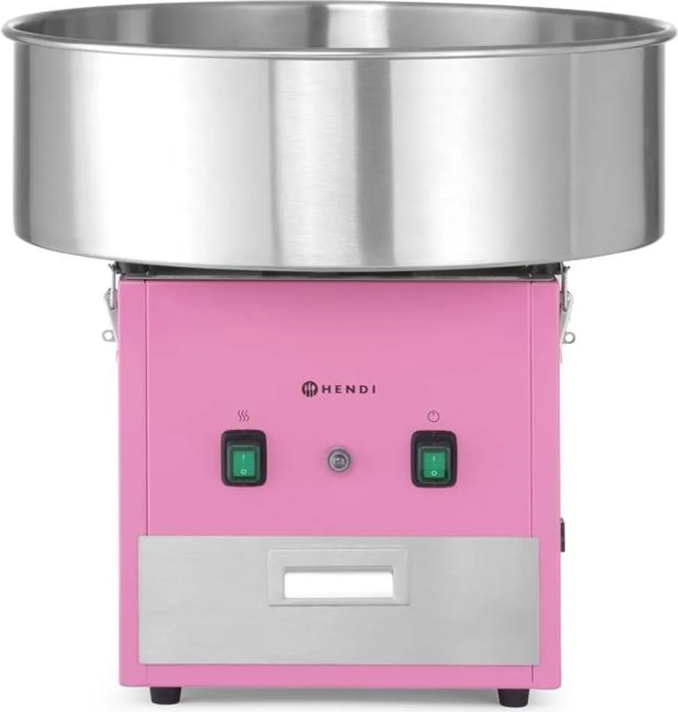 HENDI Machine à barbe à papa 1200W 230V 520x520mm pour fêtes et stands