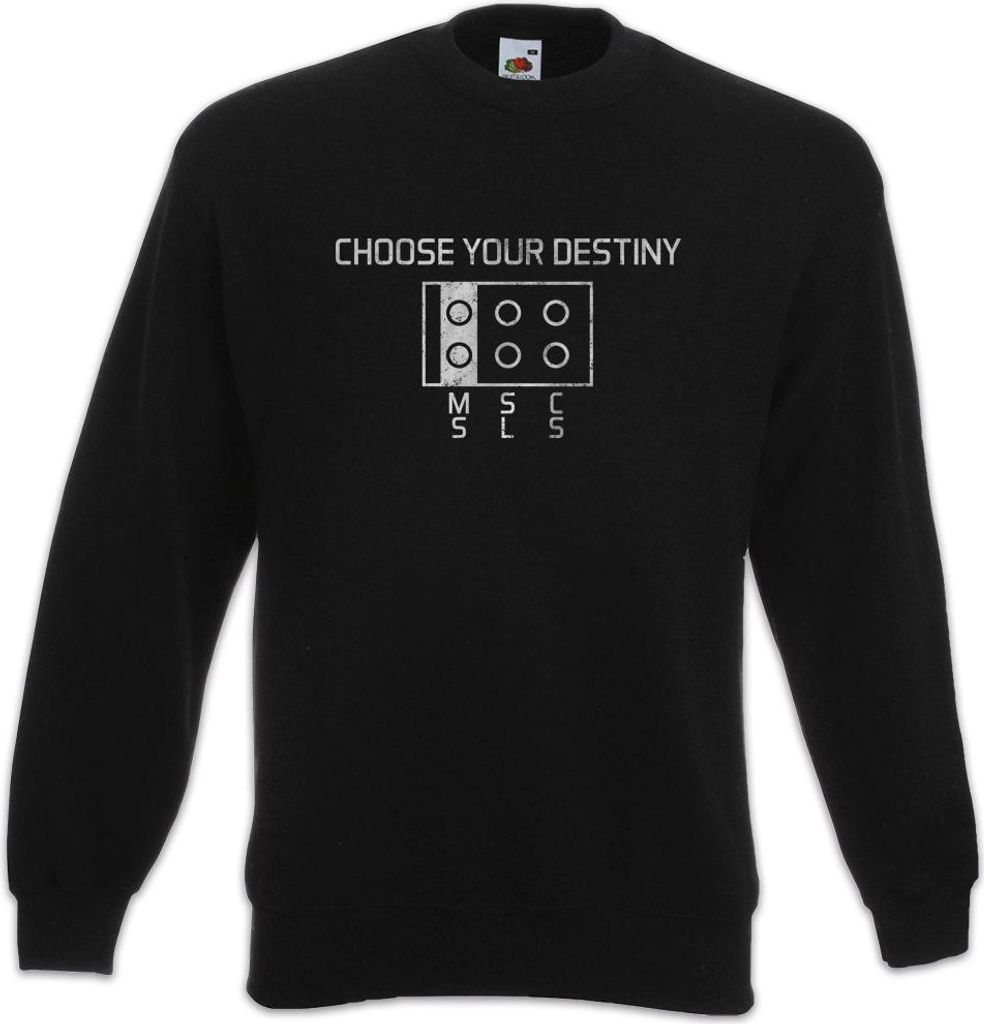 Urban Backwoods Choose Your Destiny, Sweatshirt, Farbe: Schwarz, Größe: S