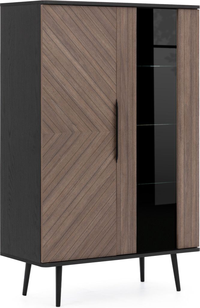 Vitrinenschrank PINELLI PN-05 mit 2 Türen Vitrine Produktbild 