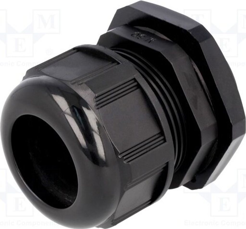 1x Kabelverschraubung schwarz M50 Mat: 1,5 UL94V-2 93600-0377 7000.7827.6 n IP68