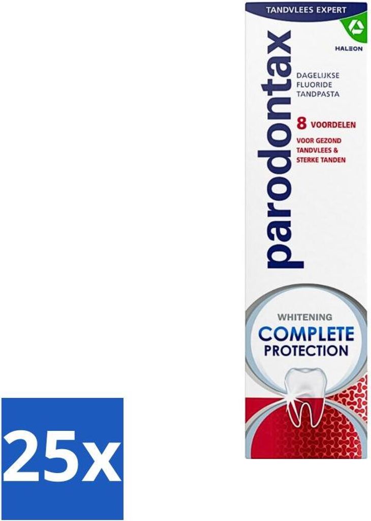 Parodontax - Zahnpasta - Komplettschutz - Extra Frisch - 75 ml - Vorteilspack - 25 Stücke