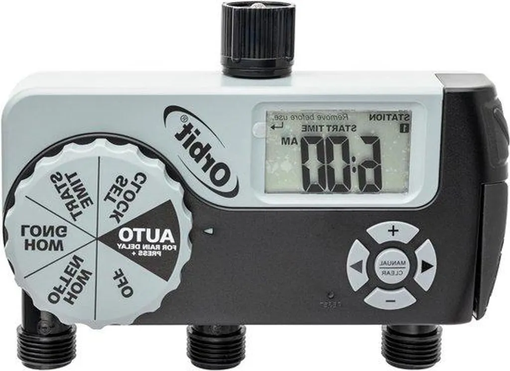 Kit arrosage automatique 3 zones avec compteur d'eau digital intégré