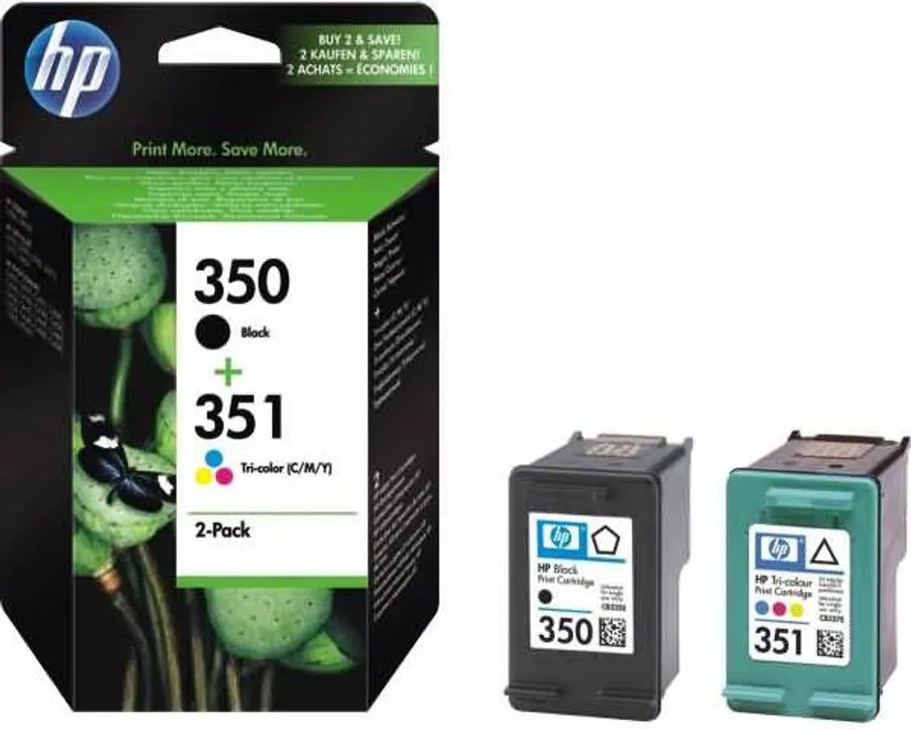 Cartucce Originali HP 350 351 | Kit SD412EE Nero+Colori Certificato