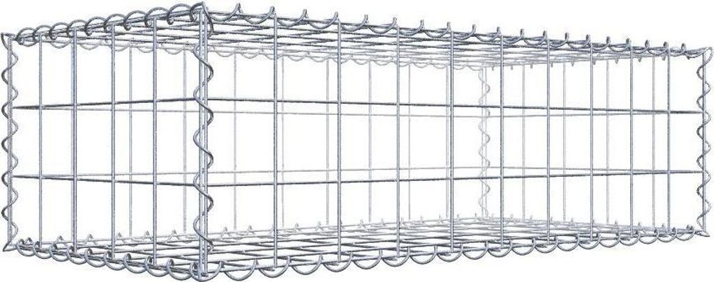 Gabione 100 cm x 30 cm x 50 cm (L x H x T), Maschenweite 10 cm x 10 cm, Spirale